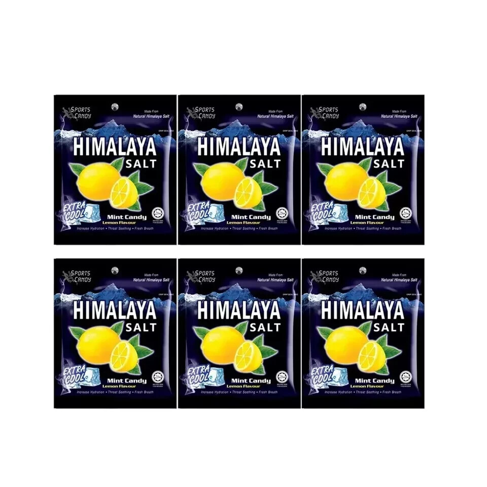 Himalaya Salt Sport Mint Candy Lemon Throat Soothing Himalayan ( 6 Packs ) gallery
