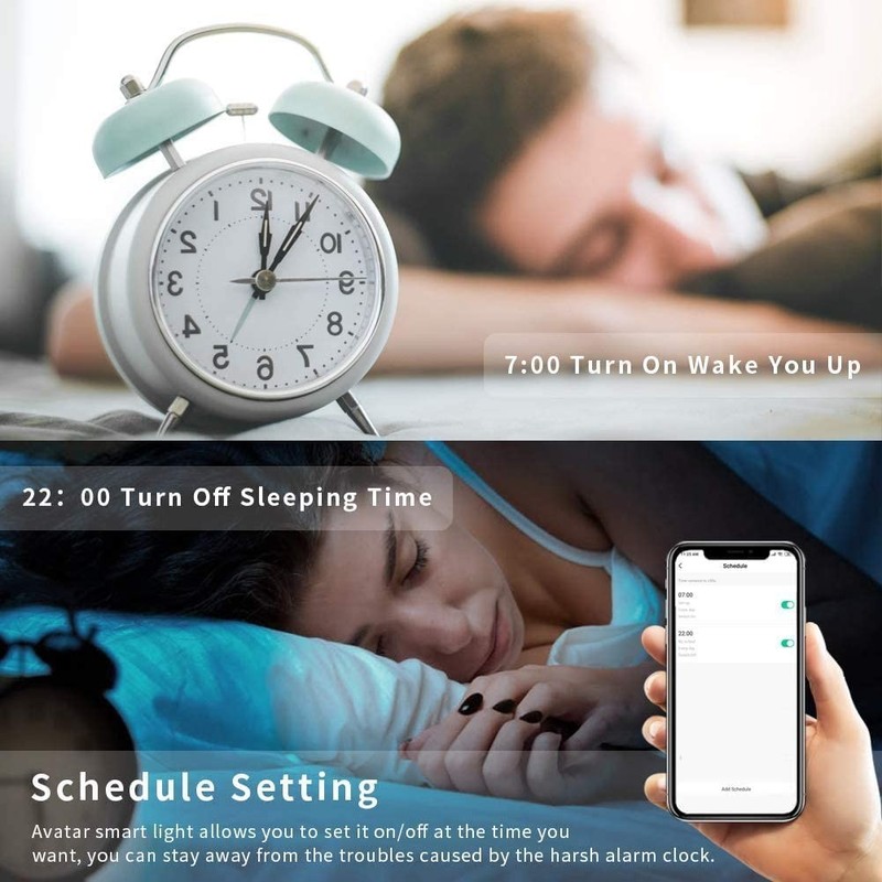 2 Pack E12 LED Light Bulb Compatible w/Google Siri Alexa 2 5W, Rgbcw gallery