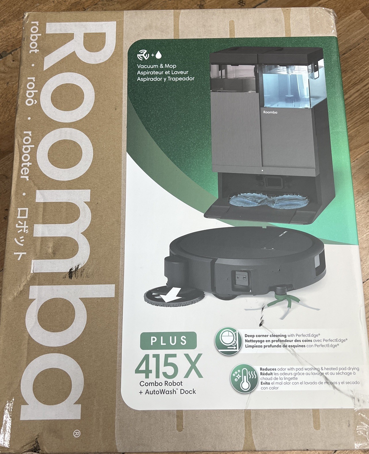 iRobot Roomba Plus 415X Combo Robot Vacuum & Mop + AutoWash Dock gallery