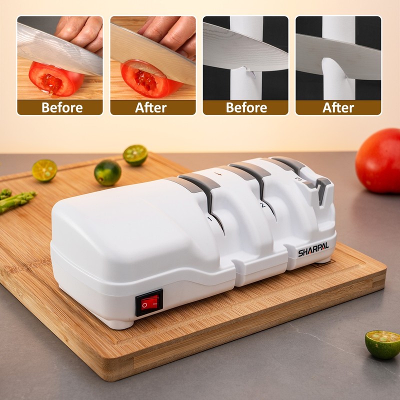 SHARPAL 198H Electric Knife Sharpener - 3 Stage Professional Knife Sharpener gallery