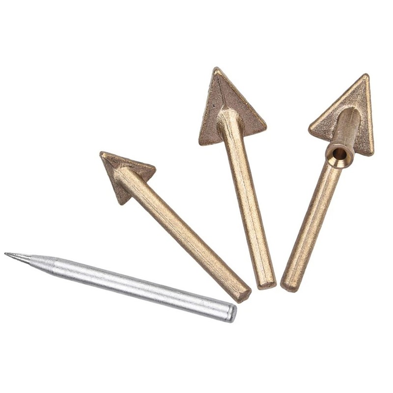 4PC Plastic Welding Tips Soldering Iron Copper Welder Kit Repair Car Bumper Tool gallery
