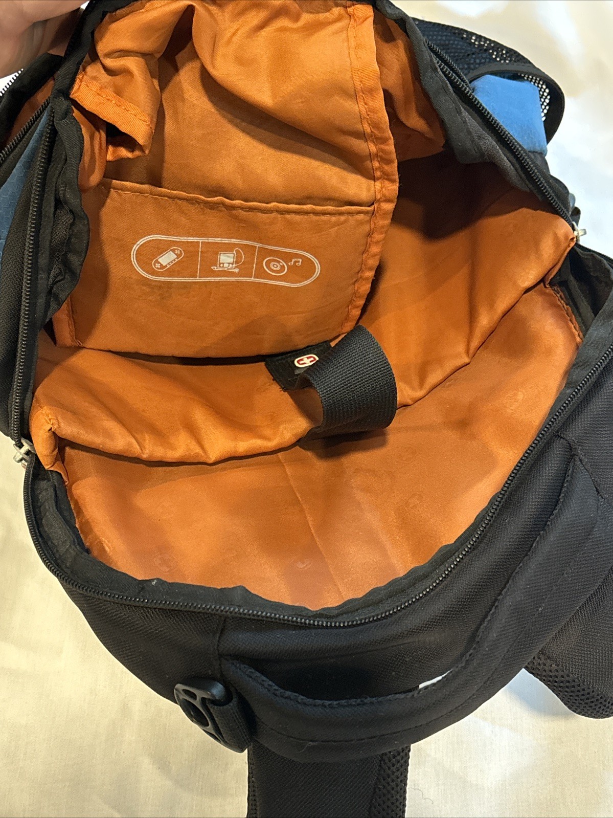 Swiss Army Backpack with Laptop Storage Blue/Black 3