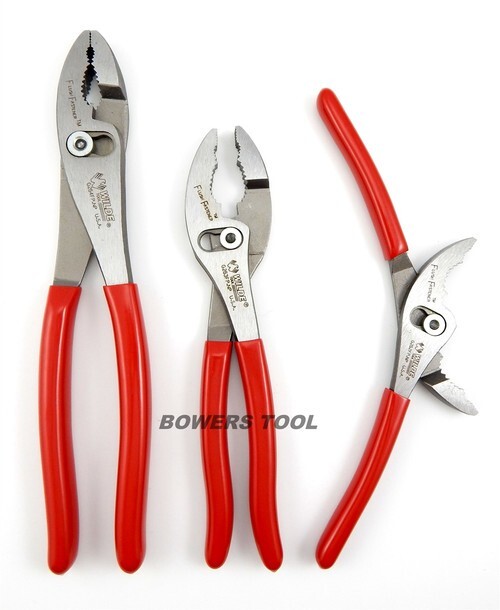 Wilde Tool 3pc Combination Slip Joint Flush Fastener Plier Set 6 8 10 USA Pliers gallery