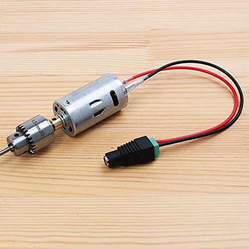 Mini DC 12V Electric Hand Drill Motor PCB & Twist Drills Set , New gallery