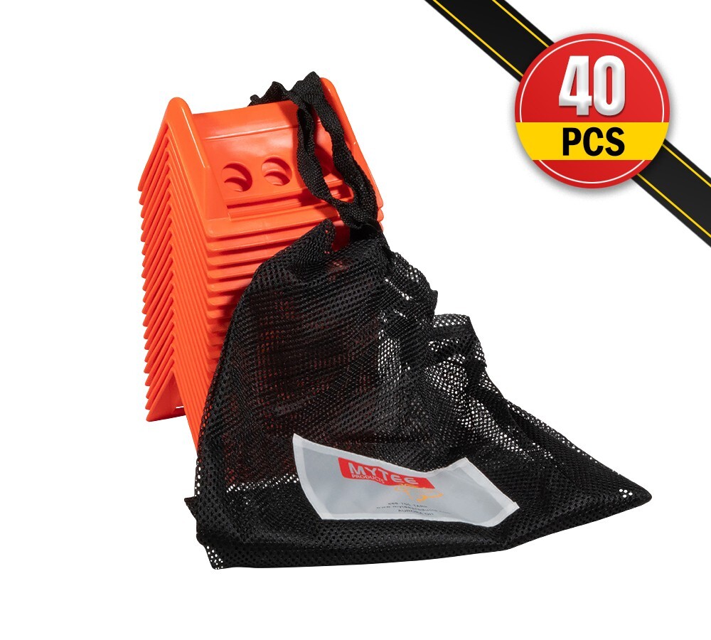 40Pcs Orange 4"x6" Flatbed Corner Edge Protectors w/ Carrying Case for Straps gallery