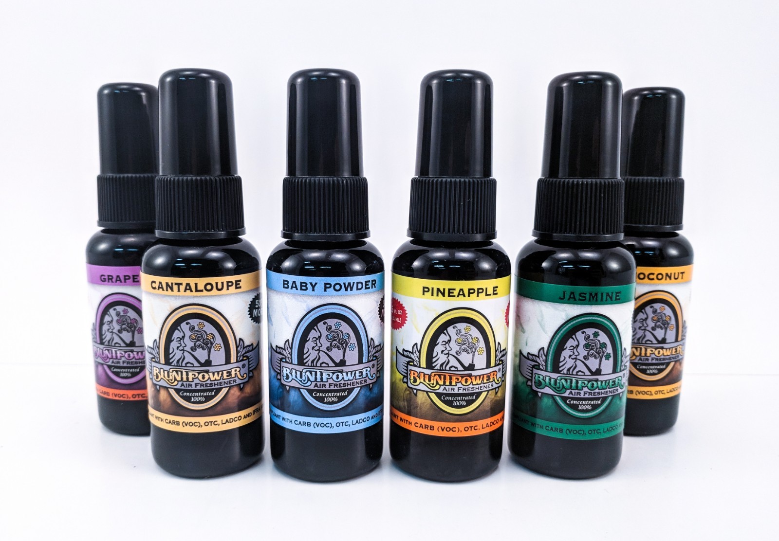 6-Pack Blunt Power Spray, 1.5 OZ Scented Oil Car Air Freshener CHOOSE YOUR SCENT gallery