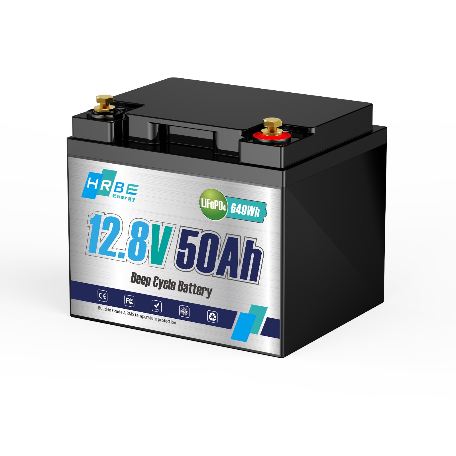 12V 50Ah Deep Cycle Battery Lithium BMS Iron Phosphate LiFePO4 Battery For RV gallery