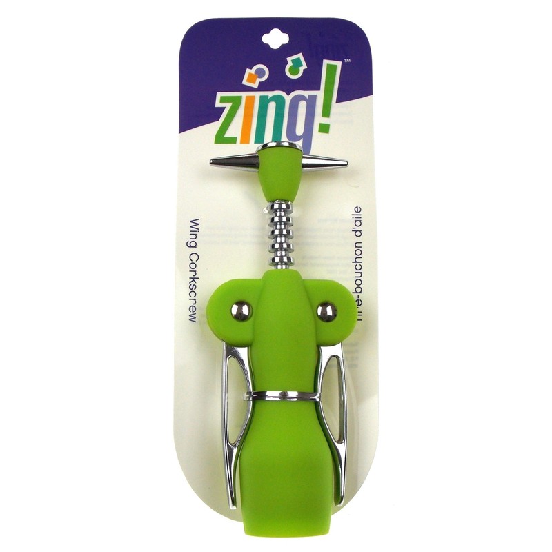 Zing Wing Corkscrew Durable Construction Soft Grip Wine Bottles Opener Choice gallery