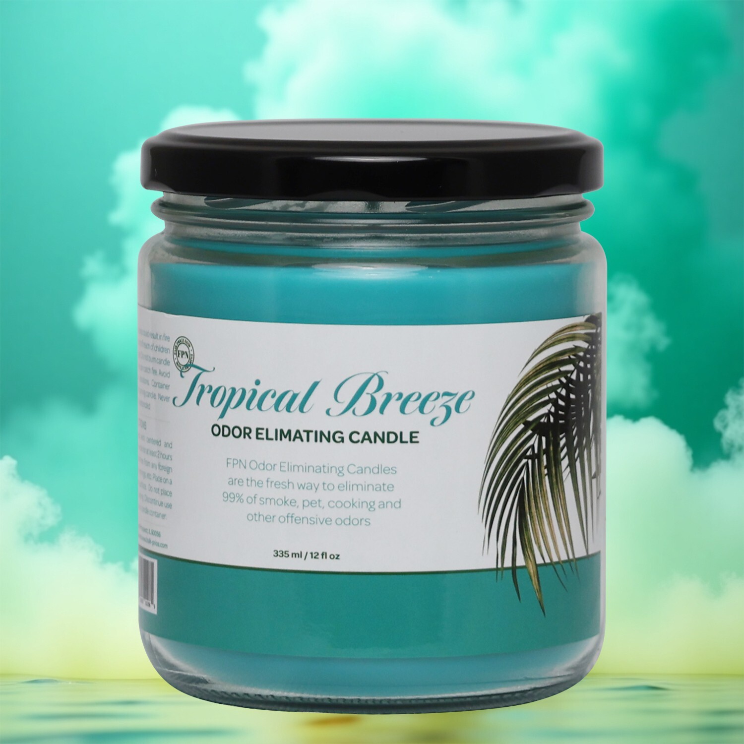 FPN Pet Cooking Smoke Odor Eliminating Candles Tropical Breeze Scent 12oz - 2 Ct gallery