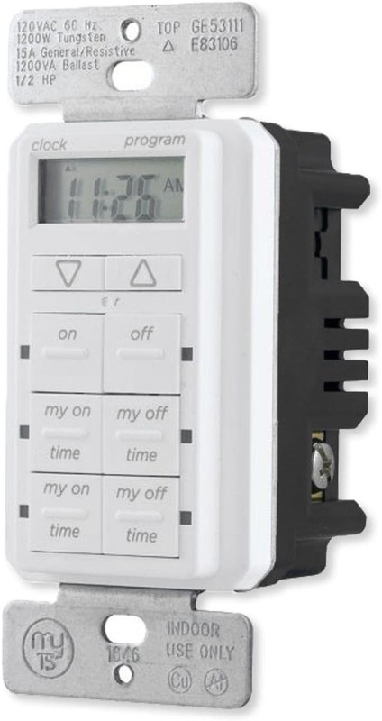 Energy-Saving In-Wall Timer: 4 Programmable Buttons for Smart Lighting Control gallery