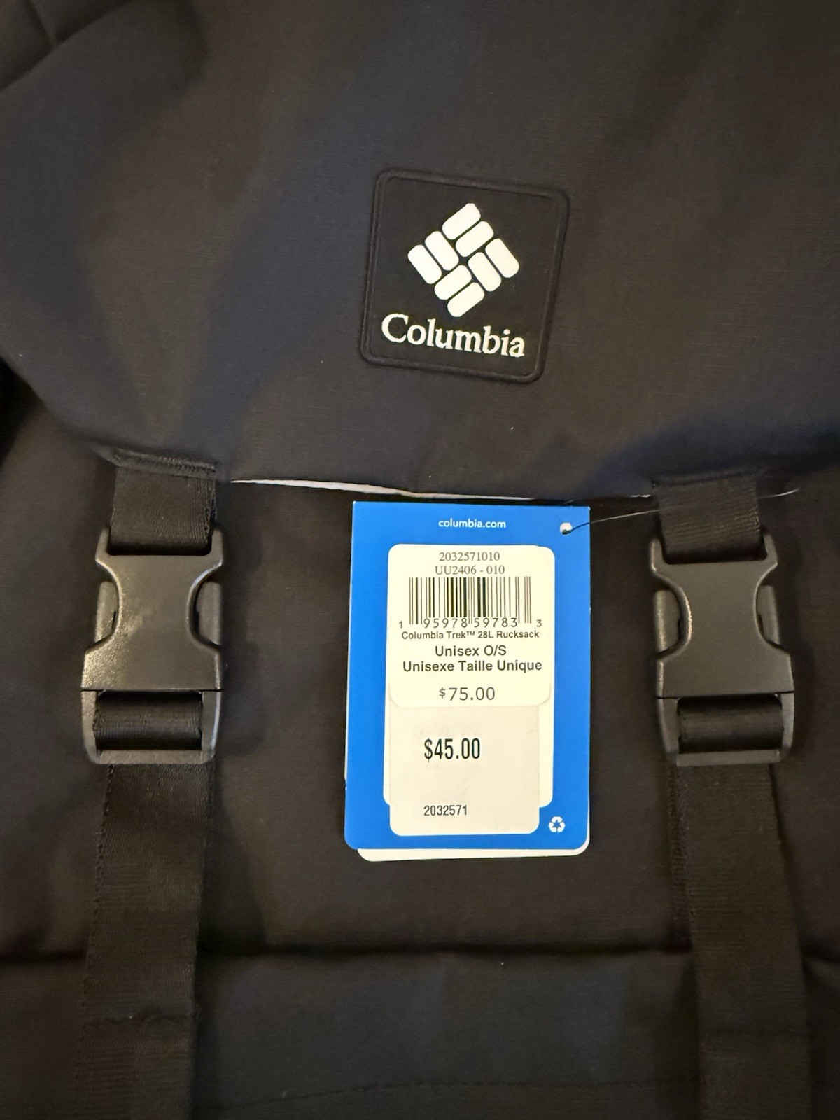 Columbia Trek Black 28L Rucksack 5