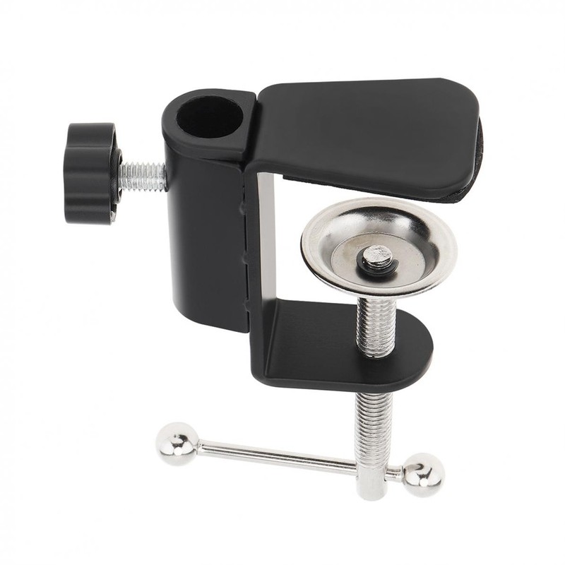 Universal Desk C-Clamp with 1/2" Thread Hole Table Clamp, Desk Light Clamp Mount gallery