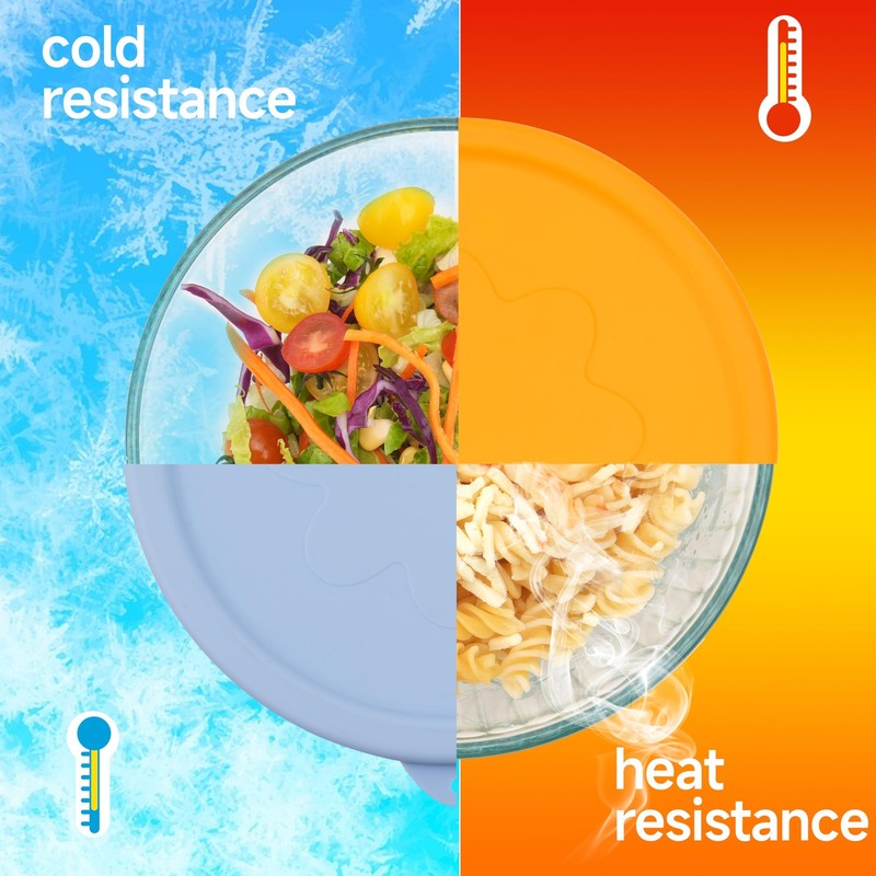 1 Pack Silicone Replacement Lids Only Fit for Pyrex 7404-S 4.5 Quart Sculpted gallery