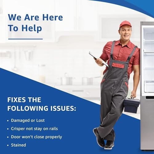 Upgraded Crisper Bin for Whirlpool Refrigerator - Lower Drawer Replacement, WP21 gallery