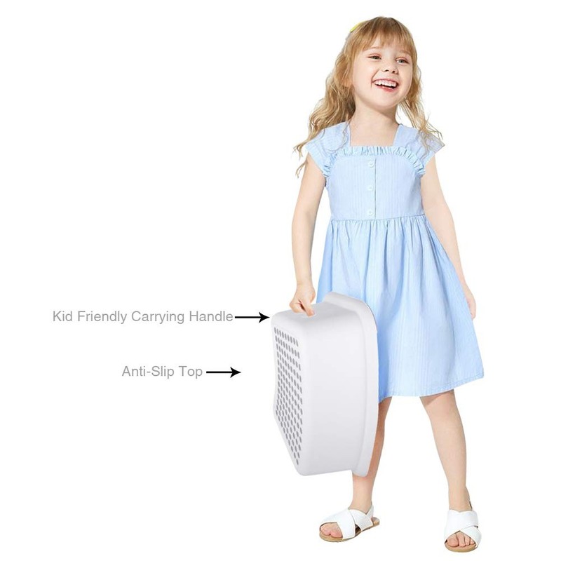 2 Pack Kids Step Stool Potty Training Anti Slip Grey gallery