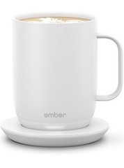 Ember Temperature-Control Smart Mug 2, 414 ml, White, 80 min. Battery Life – App
