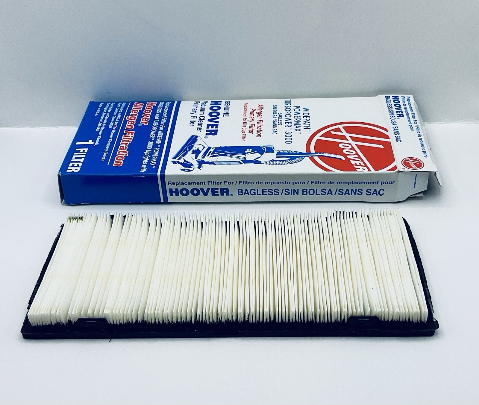 GENUINE HOOVER ALLERGEN FILTRATION PRIMARY FILTER FOR UPRIGHT BAGLESS VACUUMS gallery