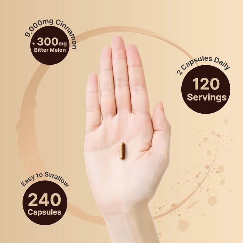 Ceylon Cinnamon Capsules (Made with Organic Sri Lanka Ceylon Cinnamon and Bitter gallery