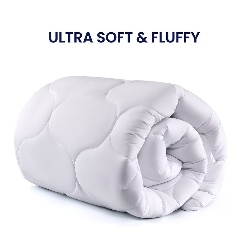 SLEEP ZONE Quilted Fitted Twin Mattress Pad Cover - Soft Fluffy Pillow Bed Mattr gallery
