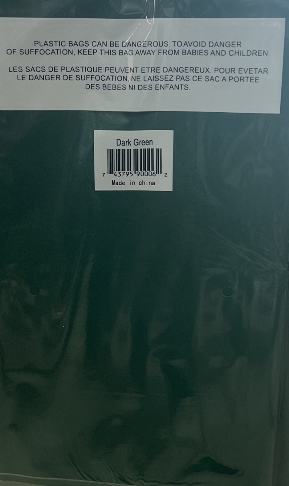 Dark Green Table Cover - Disposable Plastic - 54in. x 108in.Rectangle gallery