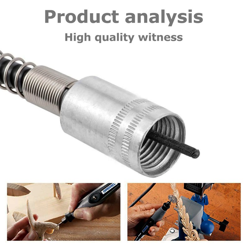 42" Extension Flexible Rotary Drill Tool Drive Flex Shaft Attachment For Dremel gallery