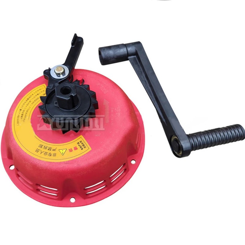 Gasoline Engine Generator Conversion Easy Starter Hand Crank No-pull Starter gallery