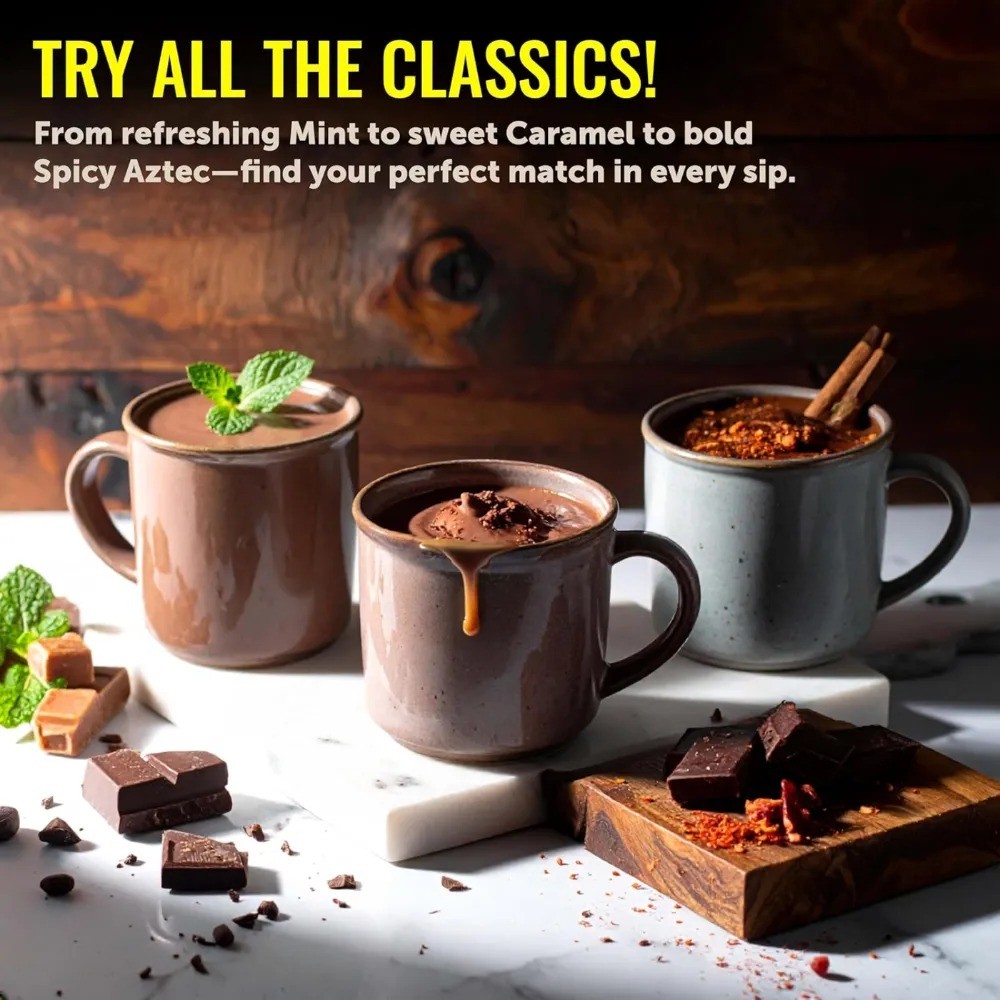 Castle Kitchen Double Dutch Dark Chocolate Premium Hot Cocoa Mix, 14 oz gallery