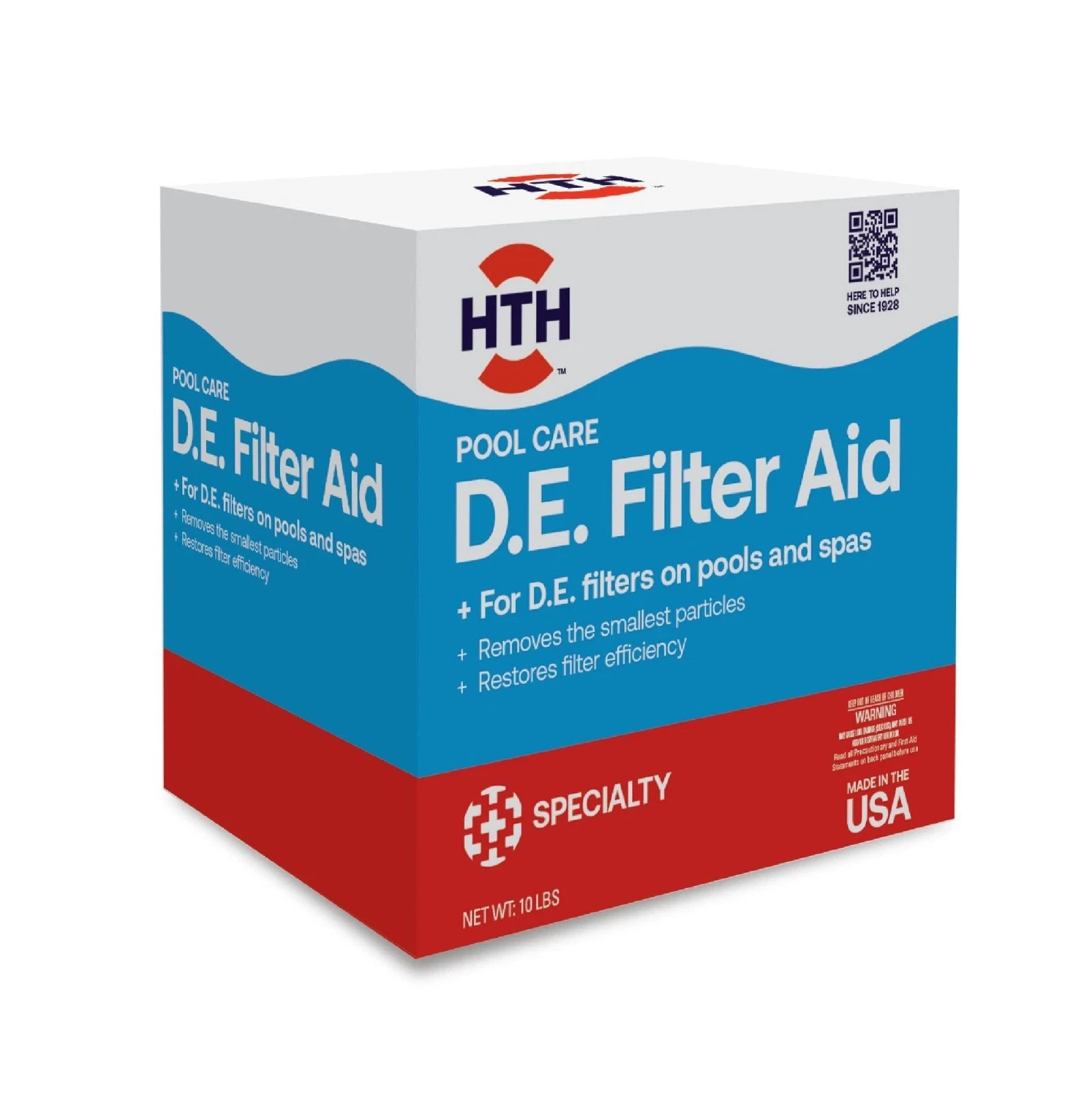 10lb D.E. Filter Aid - Enhance Pool Clarity & Filtration Efficiency HTH gallery