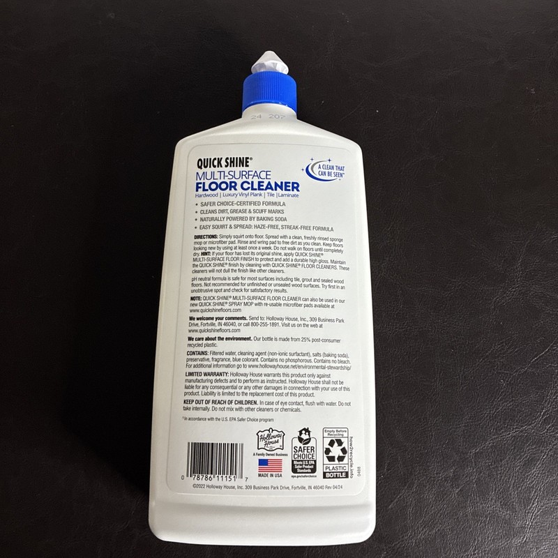 Quick Shine 27 Oz. Multi-Surface Floor Cleaner gallery