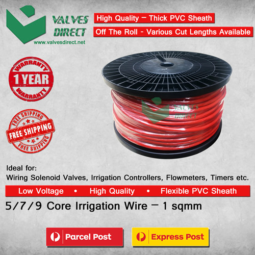 5/7/9 core / Multi core Irrigation wire/cable 1.0 sqmm - Meter Cut Lengths gallery