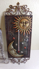 Celestial Sun Moon Thermometer New in the Box with Stand or Wall Mount 15″