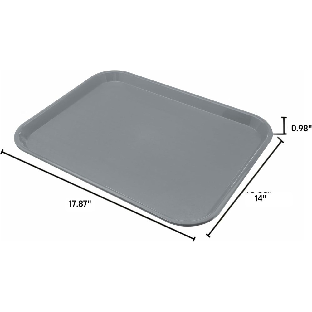 Cafe Fast Food Cafeteria Tray with Patterned Surface for Cafeterias, Fast Food, gallery