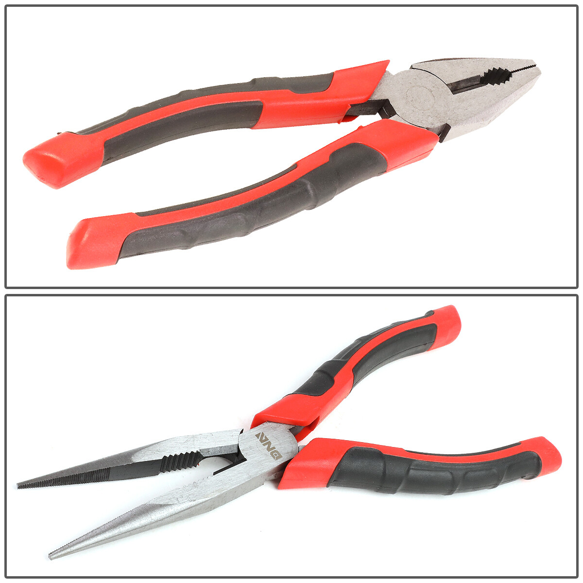 4 PCS COMBINATION LINESMAN NEEDLE NOSE PLIERS DIAGONAL CUTTER HAND TOOL KIT SET gallery