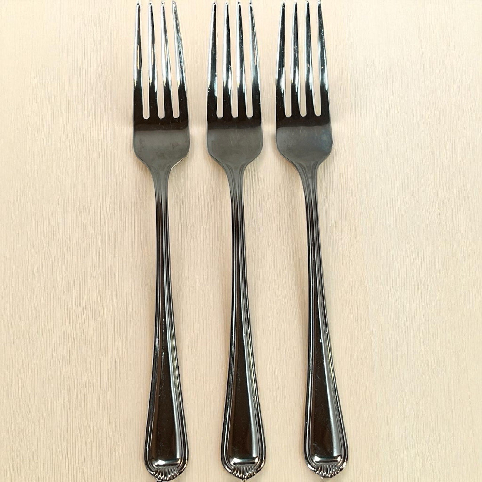 JA Henckels ALCEA DINNER FORKS 8" Silver Stainless Set Of 3 *Excellent* gallery