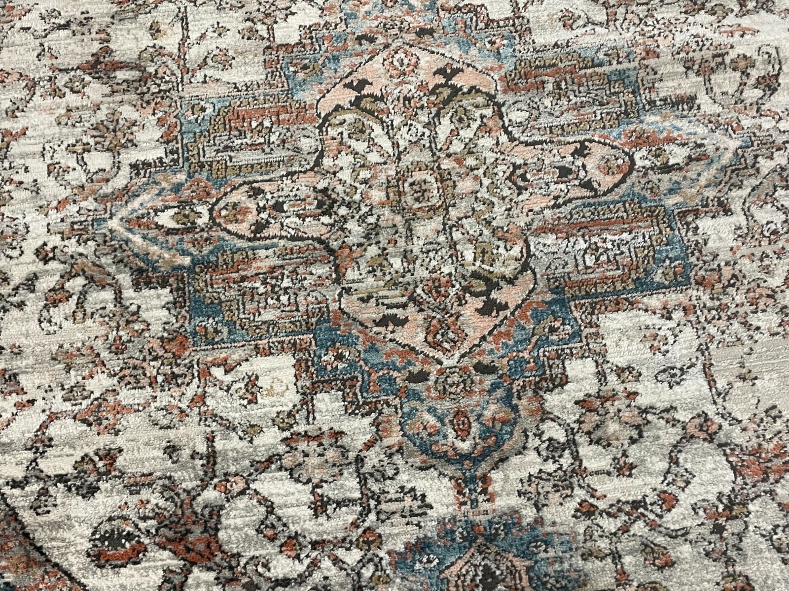 GREY 6'-7" X 6'-7" Round Back Stain Rug, Reduce price 1172655519 SHV703F-7R gallery