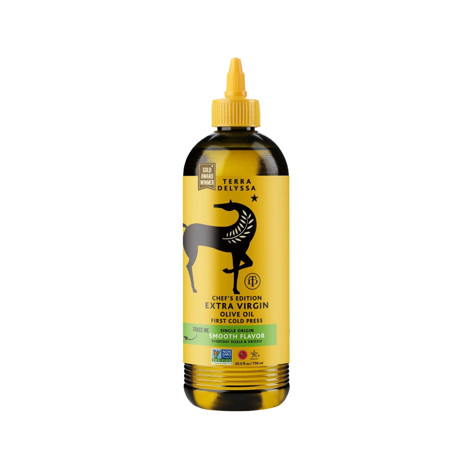 Terra Delyssa Single Origin EVOO Squeeze Bottle, Smooth, 25.5 fl oz. gallery