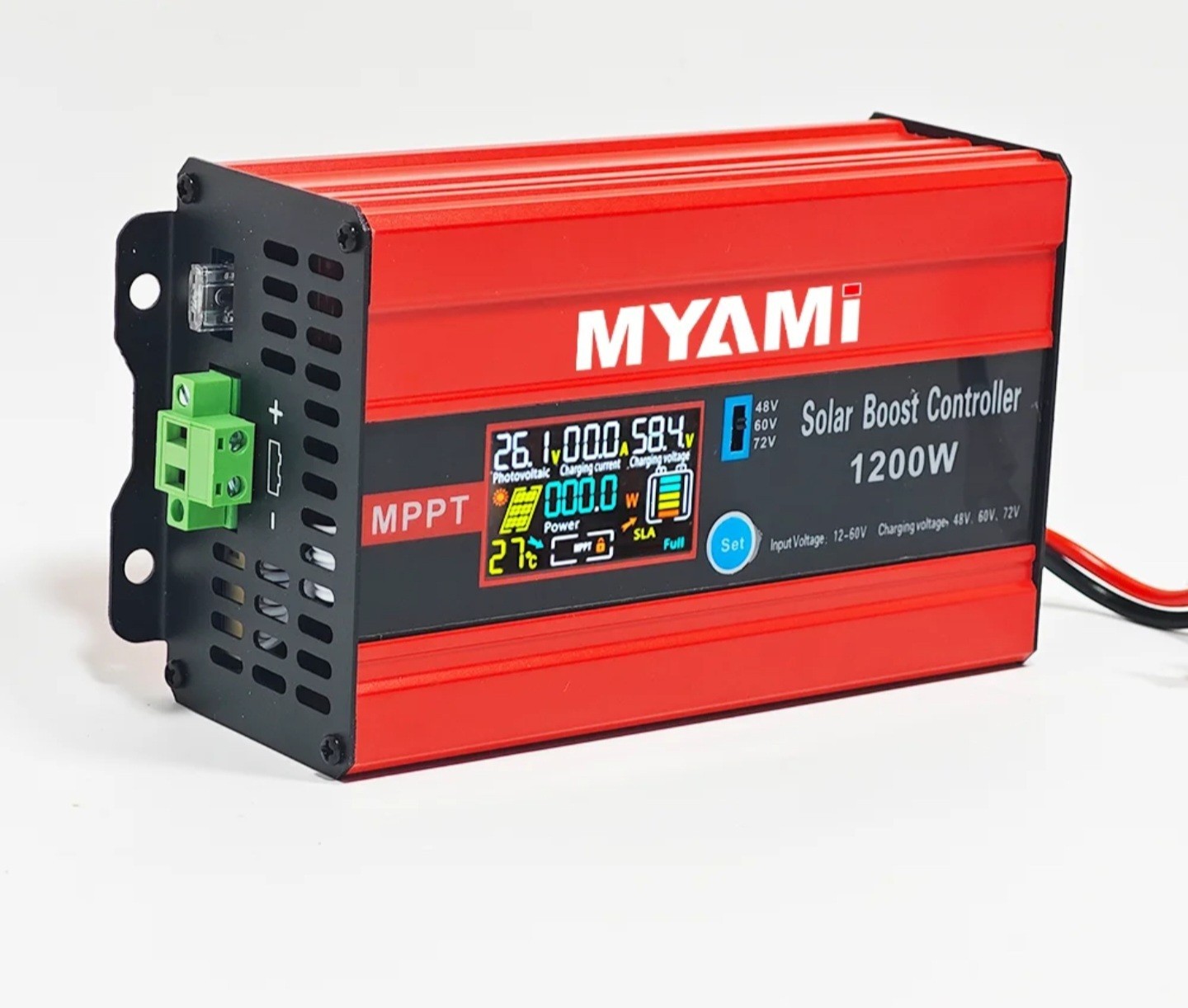 1200W Auto Off-Grid Solar Hybrid Charge Controller, MPPT, 48v/60v/72v gallery