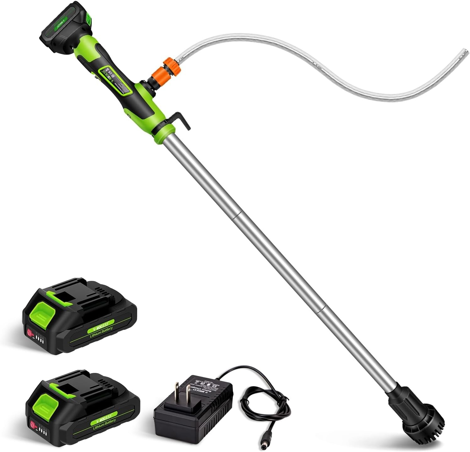Cordless Stick Water Transfer Pump Silent Brushless w/2 Battery 720GPH 33FT head gallery