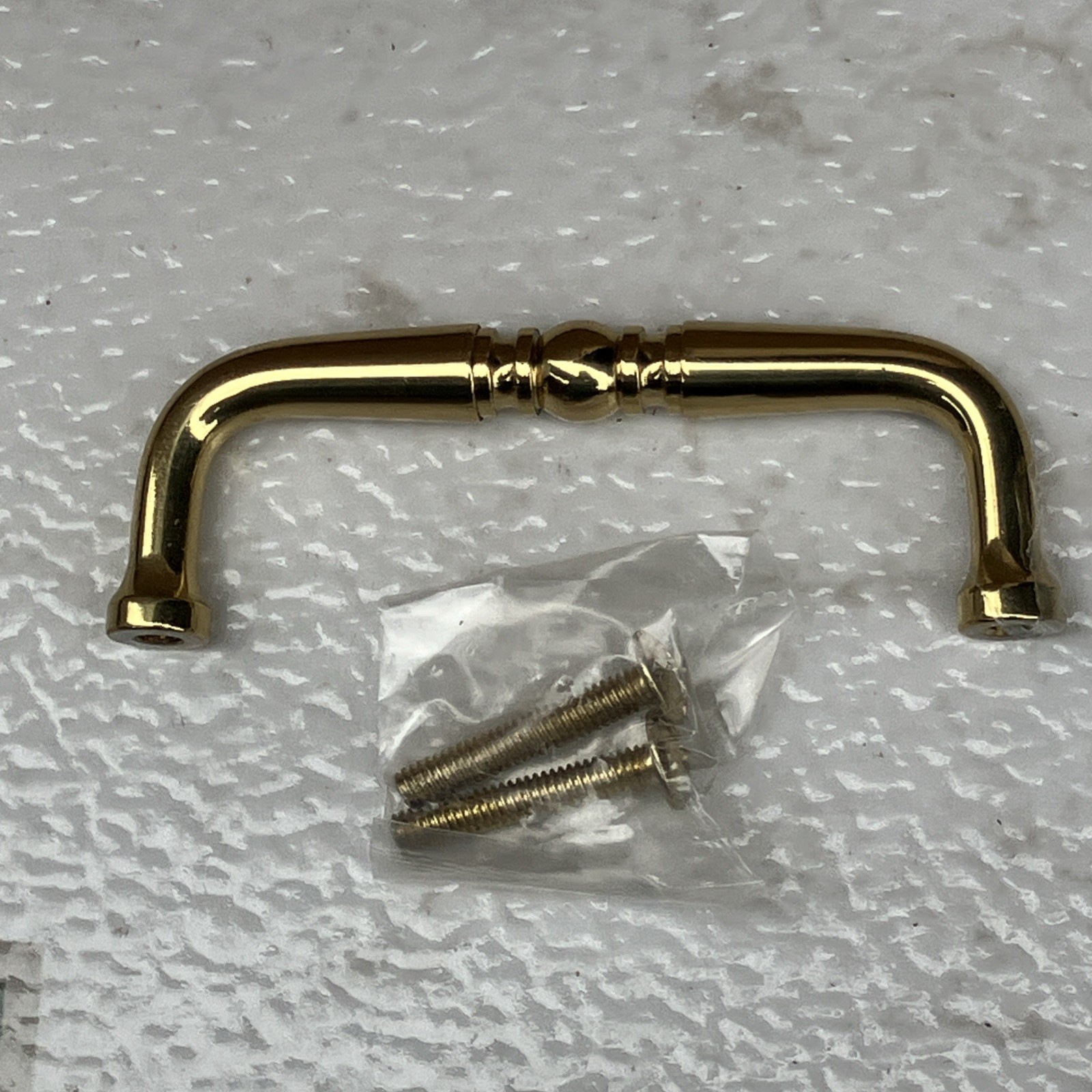 Belwith p9719 Brass Arch 3 Inch Pull Drawer Cabinet Solid Brass NOS 10 Pc Lot G4 gallery