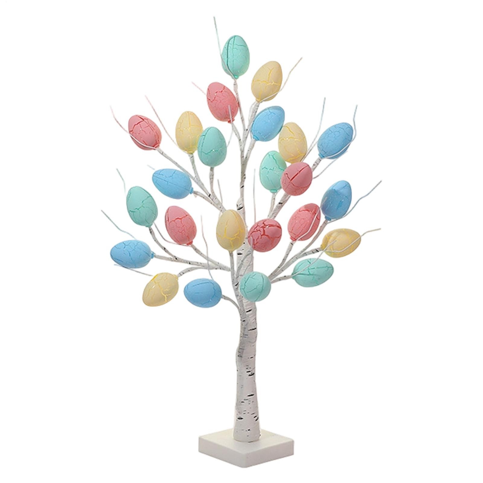Easter Egg Tree LED Bendable Branches Ornament 23.6in Tabletop Easter Decor gallery