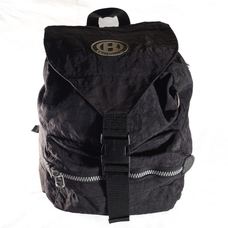 Outbrook Backpack Daypack Black Nylon Drawstring Top Lightweight