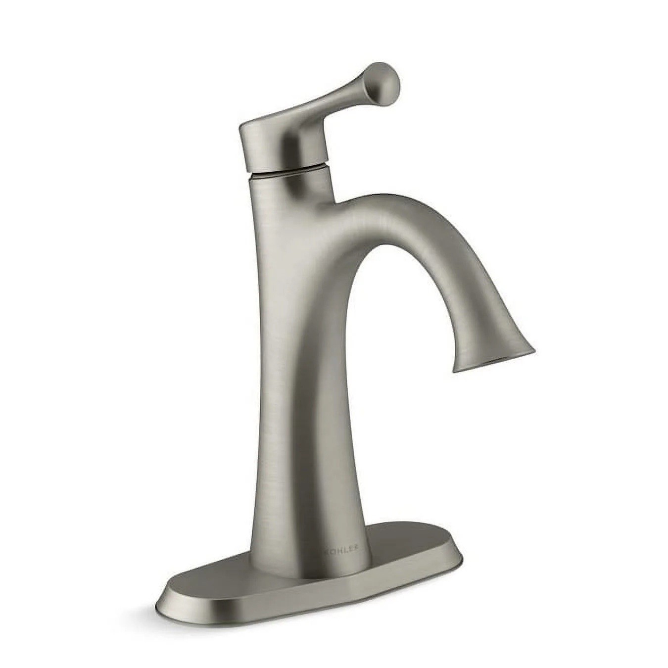 Kohler Transitional Single-Control Bathroom Faucet Vibrant Brushed Nickel Finish gallery