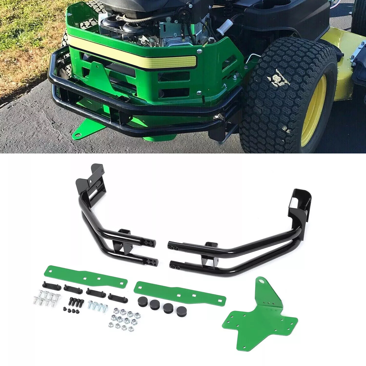 Rear Bumper Bar & Hitch Kit For John Deere Z235 Z345M Zero-Turn Mowers #BM2448 gallery