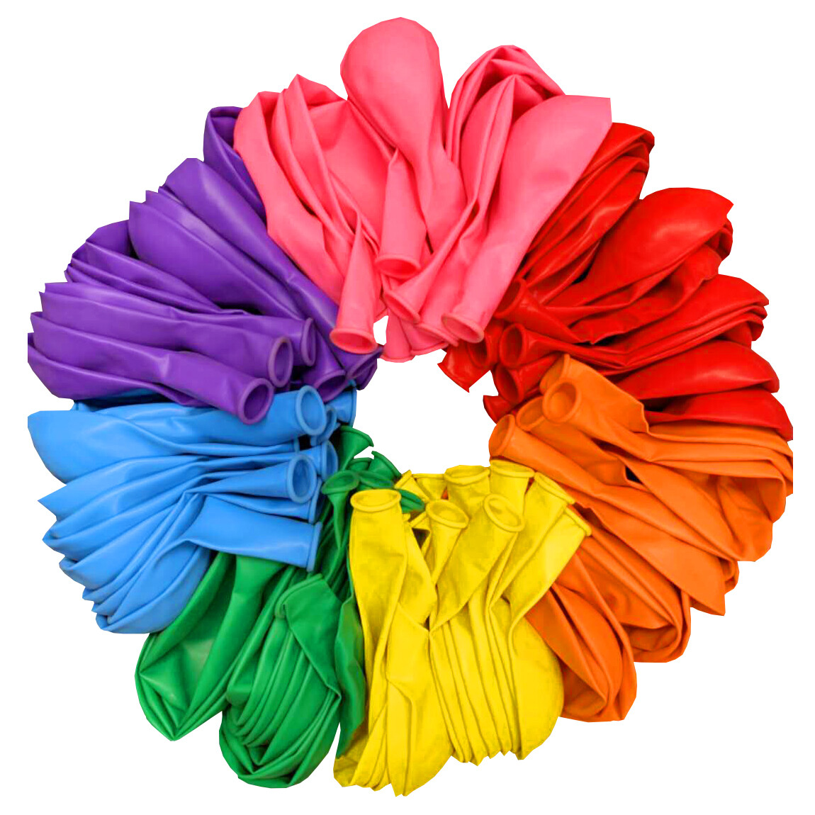 PMLAND 100 Pieces Rainbow Set Assorted Color Latex Party Balloons 12 Inches gallery
