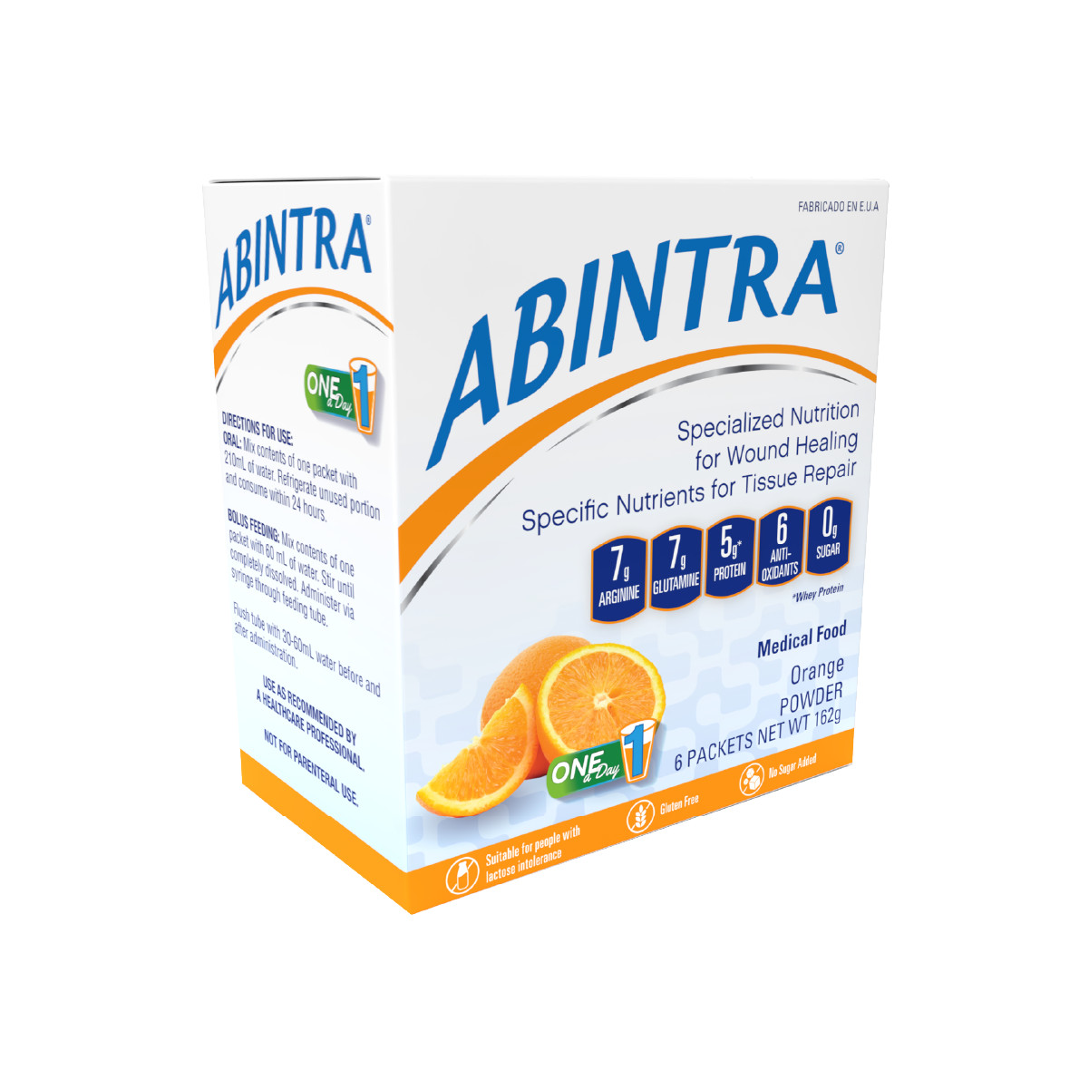 ABINTRA Specialized Nutrition for Wound Healing - Orange Flavor gallery