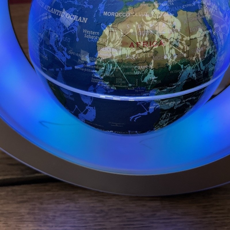 Magnetic Levitating Floating Globe World Map LED Light Night Lamp Home Decor gallery
