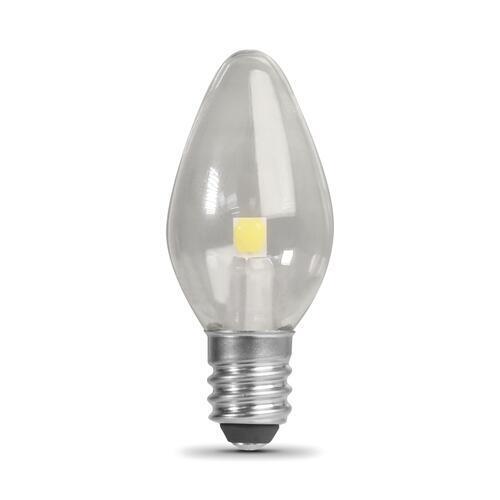7-Watt Equivalent C7 Daylight White LED Night Light Replacement Bulb - 4 Pack gallery