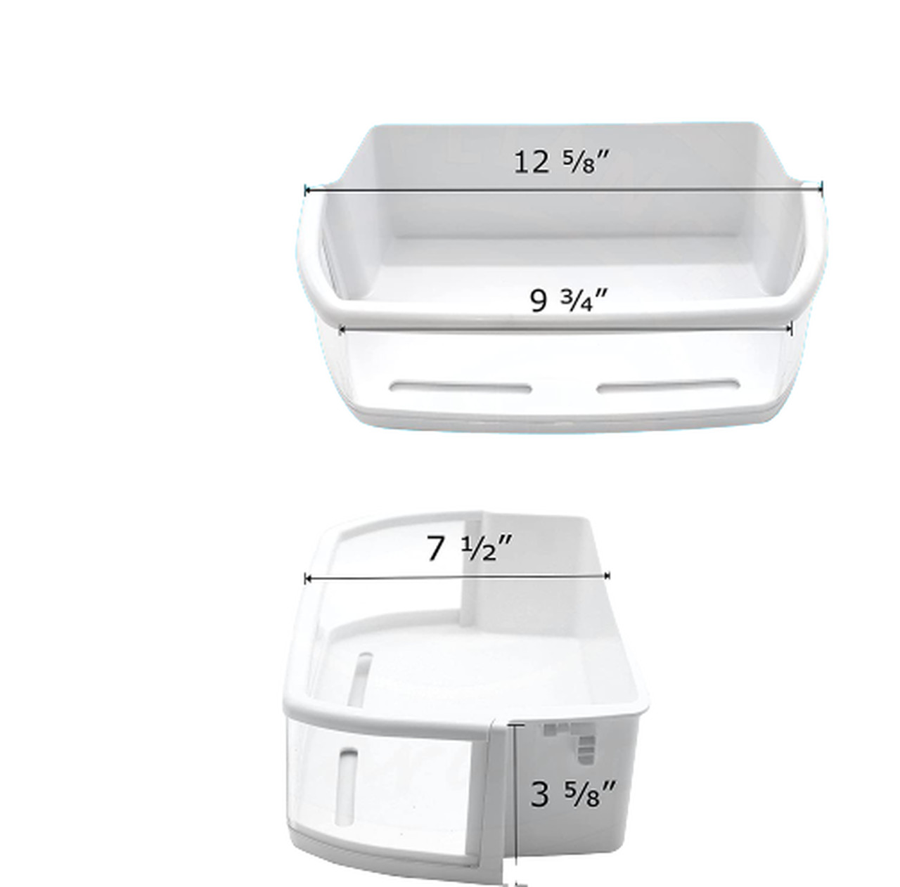 Door Bin Compatible with LG Refrigerator AAP73051301 AAP73051302 gallery