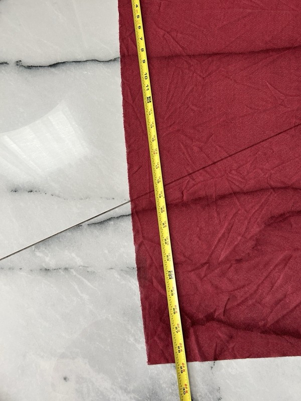 Table Runner Fabric Burgundy Solid Rectangular Lightweight 91-110 in x 16-20 in gallery
