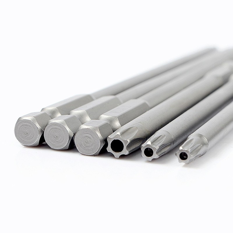 1/4" Hex Shank Torx Head Screwdriver Bits T5-T40 Magnetic Drill Bit L 50–200mm gallery